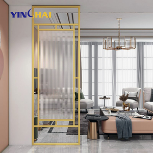Vách ngăn trang trí nội thất phòng khách phòng ngủ bằng kính thép không gỉ cắt laser hiện đại cao cấp OEM - Product Image 3