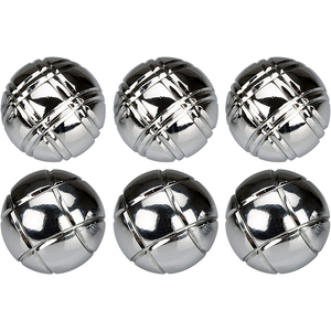 High Quality Metal Balls <strong>Set</strong> 72mm Metal Silver <strong>Petanque</strong> Boules Balls <strong>Set</strong> 700g 3/4/6/8 Balls <strong>Set</strong> With Handbag for Outdoor Play - Product Image 2