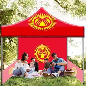 La tenda della bandiera del Kyrgyzstan è adatta a scene all'aperto per soddisfare le esigenze di riposo degli scali escursionistici - Product Image 5