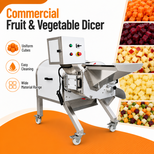 Factory Supply Commercial Carrot Beet Apple Dicing Machine 800-1500KG/H <b>Vegetable</b> Cube <b>Cutter</b> - Product Image 1