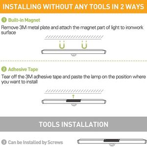 Lumière sous-armoire à détecteur de mouvement PIR LED USB à intensité variable - Product Image 5