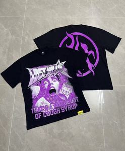 เสื้อยืดลายพิมพ์คลาสสิกคุณภาพสูง แบรนด์ดัง สแกนได้ ลายน้ำเชื่อมแก้ไอเยอะมาก สำหรับผู้ชาย แขนสั้น - Product Image 3