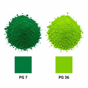 Pigmento Verde 7 Ftalico Verde C.I. No. 74260 Grado Industriale Purezza 98% Resistenza al Calore 300°C per Rivestimenti in Plastica Vernici Inchiostri - Product Image 2