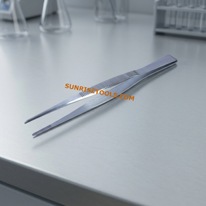 SUNTOOLS/STIPL 619C Pince à épiler en acier inoxydable de forme irrégulière 160 mm Outil de fabrication de bijoux pour une manipulation précise - Product Image 4