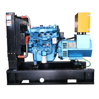Groupe électrogène diesel portable Weichai à châssis ouvert 20KW 30KVA 50KW 80KVA pour usine cimentière en Arabie Saoudite, usage intensif avec ATS