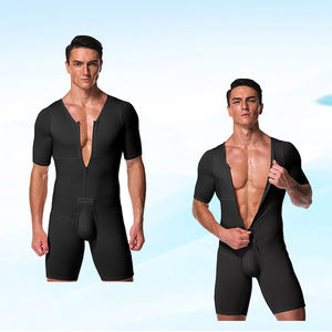 Fajas Colombianas al por Mayor para Hombres, Moldeadoras <span class=keywords><strong>de</strong></span> Cuerpo Completo, Levanta Glúteos, Camisetas <span class=keywords><strong>de</strong></span> Compresión para Ginecomastia - Product Image 2