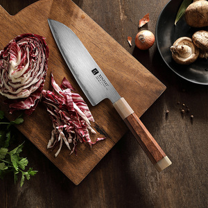 Xinzuo zdp189 Composite thép Nhật Bản đầu bếp dao đặt siêu sắc nét dao nhà bếp hình bát giác sa mạc ironwood xử lý mới - Product Image 4