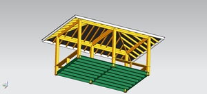 Gazebo de <span class=keywords><strong>Madera</strong></span> Sólida Personalizable, Pérgola de Jardín para Exteriores, Pabellón de <span class=keywords><strong>Madera</strong></span> Anticorrosión para Patio y Terraza, Directo de Fábrica - Product Image 5