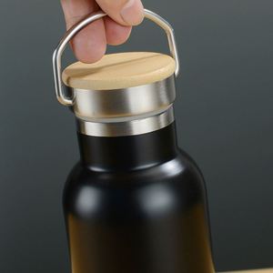 Bouteille d'eau sportive en acier inoxydable de 17 oz à double paroi isolée avec poignée et couvercle hermétique anti-fuite - Product Image 3