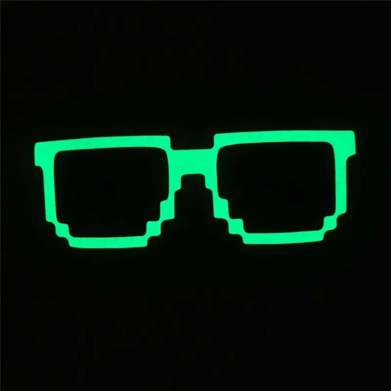 2022 glowing rave EL panel Mosaic party neon flashing glasses for Festivals, Halloween Christmas Birthday,party