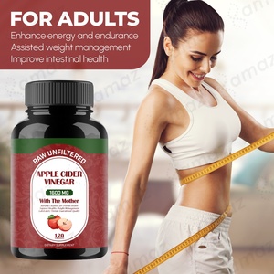 Capsules <span class=keywords><strong>de</strong></span> vinaigre <span class=keywords><strong>de</strong></span> <span class=keywords><strong>cidre</strong></span> <span class=keywords><strong>de</strong></span> pomme <span class=keywords><strong>de</strong></span> qualité alimentaire OEM Amaz, naturelles, végétariennes, GMP, sans OGM, sans gluten, détoxifiantes, fibres alimentaires - Product Image 4