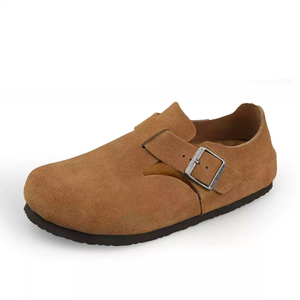 Sandales orthopédiques en liège Birken London en cuir de vache pour femmes et hommes, <span class=keywords><strong>semelle</strong></span> en liège antidérapante, tendance mode pour le printemps et l'été - Product Image 1