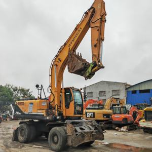 รถขุดฮุนได210W-5 9ล้อที่เชื่อถือได้พร้อมมอเตอร์เครื่องยนต์ & ปั๊ม-พลังการขุดสูงสำหรับงานถนนและงานขุด - Product Image 4