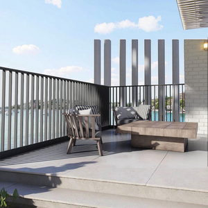 Đầu gắn nhôm lan can bài cho ban công lan can lan can lan can lan can nhôm - Product Image 6