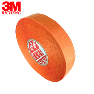 เทปสายไฟทำจากผ้าสัตว์เลี้ยงสีส้ม TE Sa <span class=keywords><strong>51036</strong></span>ทนทานต่อการใช้ธงพร้อมเทปกาวอะคริลิกขั้นสูงปราศจากตัวทำละลาย - Product Image 1