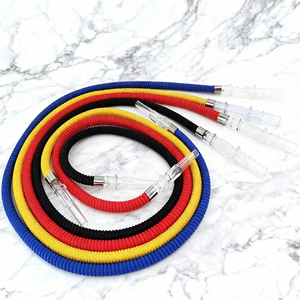 Mangueras de Plástico para Narguile de 1.5m, de PVC, Cuero Sintético, Acrílico, Rojo, Azul, Negro, para Shisha, Accesorios para Fumar, Venta al por Mayor - Product Image 1