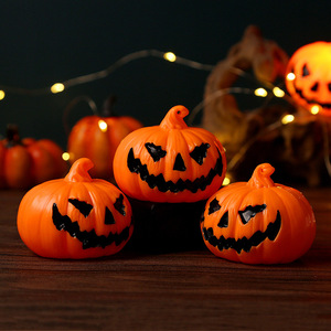 Linterna de Calabaza de Mano para Halloween, Luz de Vela Electrónica LED, Decoración para Fiestas, Accesorio de Iluminación Ambiental - Product Image 4