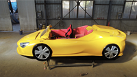 Location de balades en eau de mer commerciales Voiture de sport de luxe Eau Voiture de sport à grande vitesse Jetcar à vendre