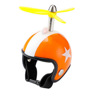 Casque de chien mignon avec hélice en résine plastique, accessoire de vélo pour enfants et adultes - Product Image 2