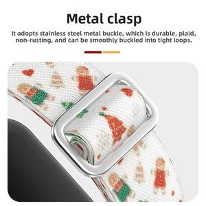 Bracelet de sport <span class=keywords><strong>à</strong></span> la mode pour Apple Watch Bracelet respirant en nylon tissé <span class=keywords><strong>à</strong></span> armure toile Bracelet de <span class=keywords><strong>montre</strong></span> intelligente Iwatch imprimé coloré - Product Image 6