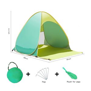 Innovative Design Automatic <b>Pop</b> <b>up</b> Instant Portable Outdoors Quick Cabana Beach Tent Sun <b>Shelter</b> - Product Image 2