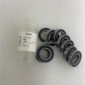 Rodamiento de Motor Eléctrico 6903-2RS de 17x30x7 mm, Rodamiento de Bolas de Ranura Profunda Híbrido de Cerámica 6903-2RS - Product Image 3