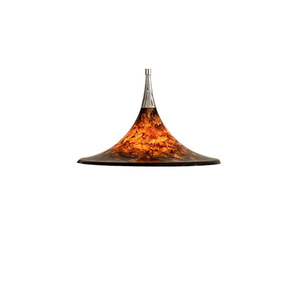 Lámpara colgante artística vintage LED E27 de un solo cabezal, redonda, negra, para iluminación de sala de estar y estudio. - Product Image 4