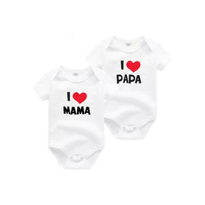 Traje de una Pieza para Bebé Recién <span class=keywords><strong>Nacido</strong></span>, de Algodón Puro Estampado, con Diseño de Conejo, para Padres e Hijos, de Manga Corta, para Escalar - Product Image 2
