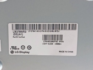 LB270WF1-SLA1 LG แผง WLED แบบไม่สัมผัส ความสว่างสูง 1000cd/m² สำหรับอุปกรณ์ทดสอบภาพที่มีความแม่นยำ โมดูลประกอบจอ LCD - Product Image 3
