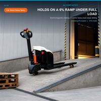 Transpalette Électrique pour Manutention en Entrepôt, Capacité 2000 kg, Levée 200 mm, Vente en Gros Direct Usine, Transpalette 2 Tonnes