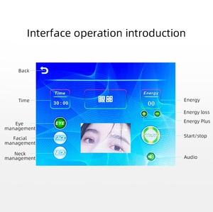 Appareil de beauté multi-effets RF+ à oxygène haute pression avec écran tactile LED, instrument de sculpture du visage Quantum Magic Eye, réglable, <span class=keywords><strong>EMS</strong></span>, pour usage sur table - Product Image 6