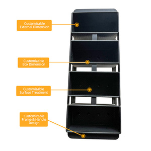 Boîte à pain grillé commerciale personnalisée en carton ondulé avec 4 sangles, boîte de levage antiadhésive pour sandwichs, moule à pain de boulangerie pour four avec grand couvercle - Product Image 5