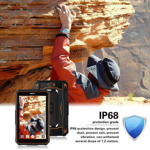 8 pulgadas MTK8768 Android 11 4G Industrial Rugged Tablet PC NFC Huella digital IP68 Impermeable USB Tipo C OEM A8 DC Jack Nuevas características - Product Image 5