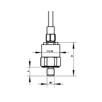 Sensor de Aceleración Piezoeléctrico IEPE Tipo Impacto, Rango de 20,000g, 1-10kHz, Medidor de Vibración de Alta Frecuencia y Bajo Ruido