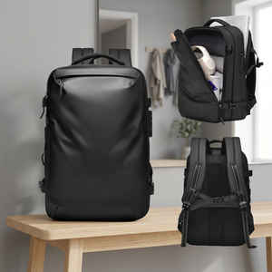 Sac à dos professionnel BANGE, nouvelle collection, grande capacité, léger, étanche, antivol, avec fermeture éclair, pour ordinateur portable 15,6 pouces, en polyester respirant - Product Image 4