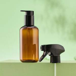 10 <span class=keywords><strong>onces</strong></span> ambre Transparent PCR PER 300ml en plastique soins de la peau bouteilles <span class=keywords><strong>d</strong></span>'huile de Massage pompe vide Lotion vaporisateur bouteilles faux cils - Product Image 2