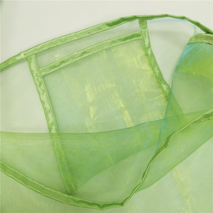Bolsa de Regalo de Lujo al por Mayor, Modelo Fuchen OP, Ecológica, de Organza de Seda Brillante para Mujer - Product Image 3