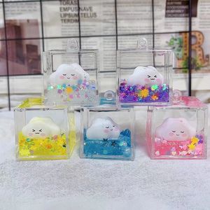 Custom Mini Floating liquido portachiavi in lega e resina acrilica coppetta olio artigianale con <span class=keywords><strong>Bubble</strong></span> Ball Star Design - Product Image 6