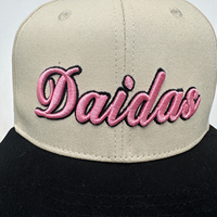 Topi Snapback Bordir Custom Model Flat Brim untuk Pria dengan Logo