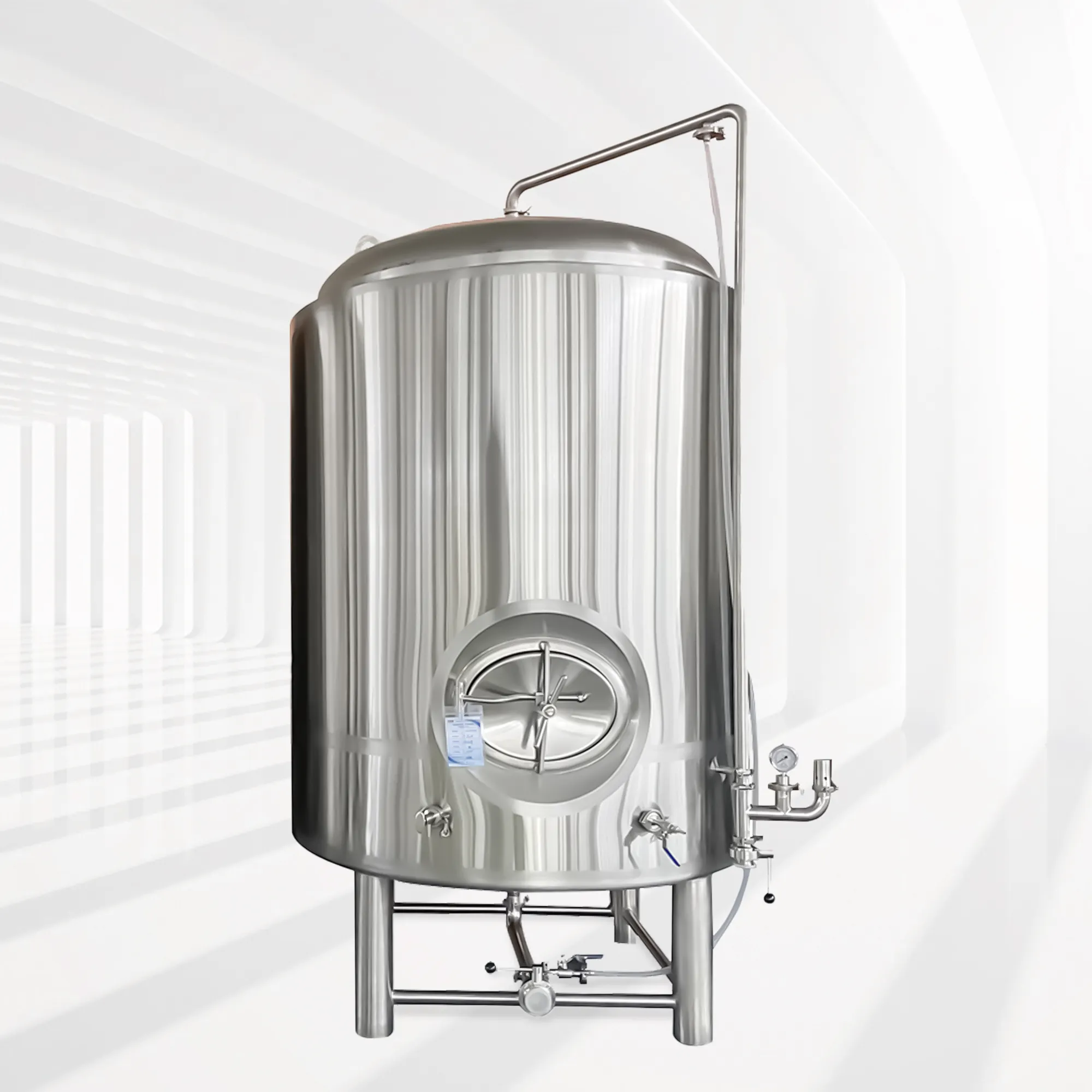 Réservoir brillant en acier inoxydable 100L 200L 300L 400L réservoir de bière/réservoir de service de bière