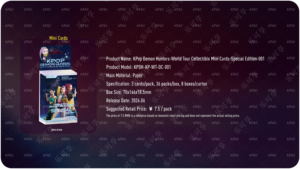 KAYOU Oficial K-Pop Demon Hunters Edición Especial Mini Wave 001 Versión APAC Asia Pacífico Tarjetas Coleccionables de Anime TCG - Product Image 4