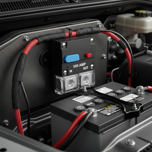 Disjoncteur réinitialisable DC12V 80A, protection contre les surcharges en ligne avec bouton <span class=keywords><strong>de</strong></span> réinitialisation manuel pour <span class=keywords><strong>voiture</strong></span> - Product Image 1