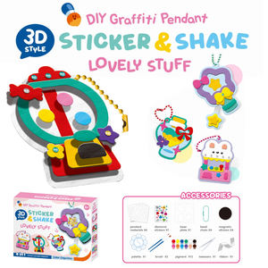 Mainan Edukatif Kreatif Lucky Toys 4 in 1 DIY Stiker Hewan Kulit untuk Melukis, Membuat Kerajinan, Menggambar, dan Menghias untuk Anak - Product Image 2