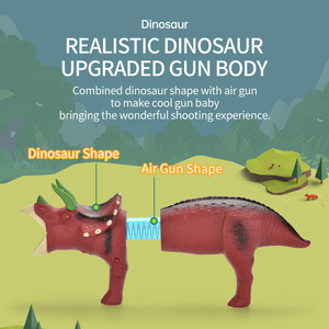 Pistolet à Air pour enfant, jouet, <span class=keywords><strong>dinosaure</strong></span>, tir <span class=keywords><strong>de</strong></span> <span class=keywords><strong>chasse</strong></span>, à balles douces, livraison gratuite - Product Image 3
