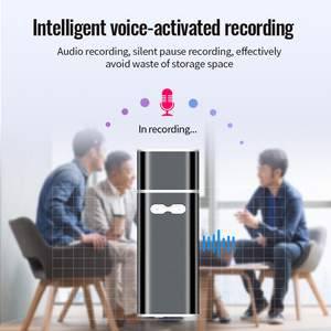 เครื่องบันทึกเสียงแฟลชไดรฟ์ USB Q13เครื่องบันทึกเสียง Mp3ai ความละเอียดสูงแบบมืออาชีพความละเอียดสูงลดเสียงรบกวนควบคุมด้วยเสียง - Product Image 5