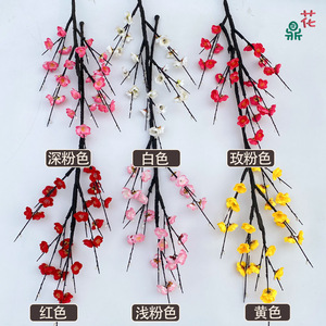 Fleur artificielle en soie de prunier, 30cm-100cm, pour décoration de mariage et de maison - Product Image 2