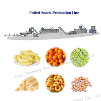Ligne de production innovante de snacks à base de maïs soufflé avec technologie de pointe