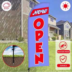 Wholesale Promotional Polyester Beach Teardrop <b>Flags</b> Fiberglass Flagpole Digital Printed Flexible Feathers Design for - Product Image 3