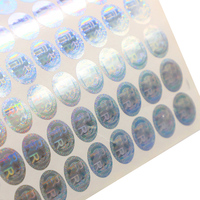 Etiquetas de seguridad 3D personalizadas, adhesivo antifalso, holograma, código, hoja