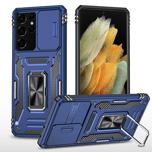 Funda Híbrida para Samsung Galaxy A32 <span class=keywords><strong>A42</strong></span> con Protector de Cámara Deslizante, Anillo de Soporte y Protección Antigolpes - Product Image 5